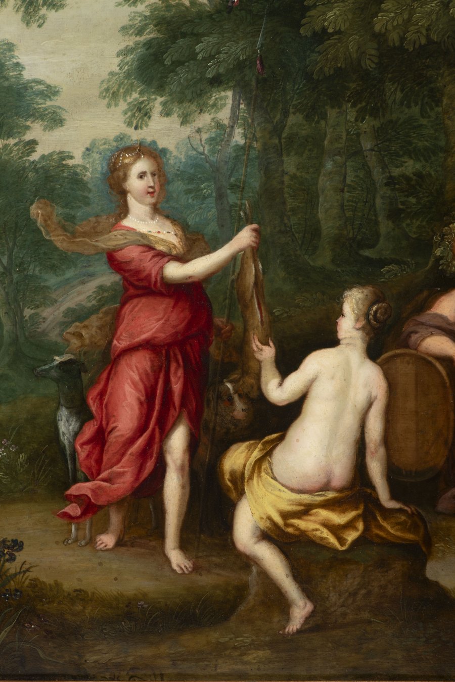 DIANA, BAKCHUS A FLORA