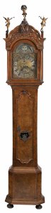 A DUTCH LONGCASE CLOCK