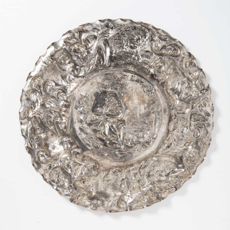 A SILVER PLATE