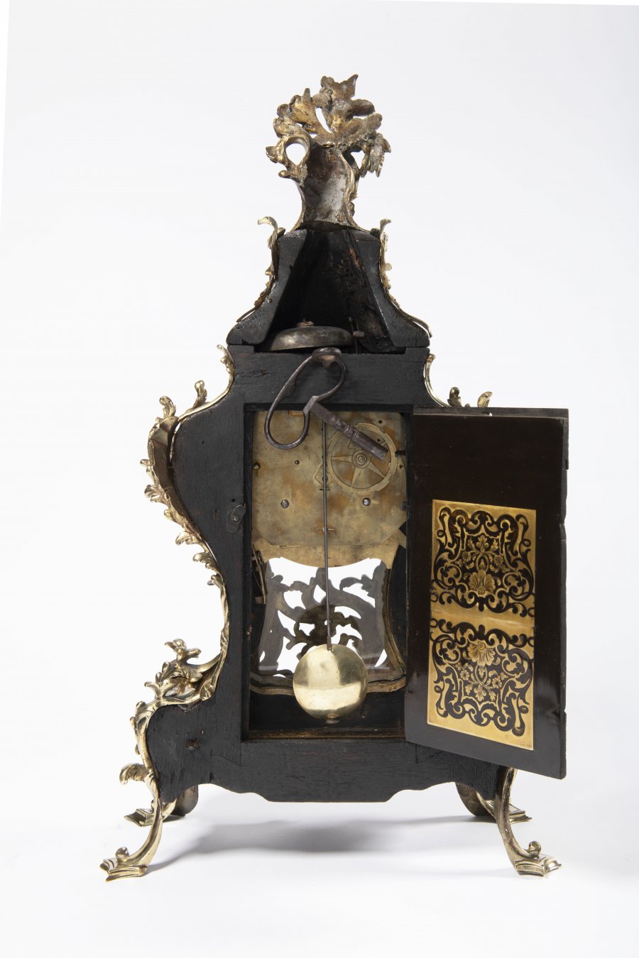 A LOUIS XV MANTEL CLOCK