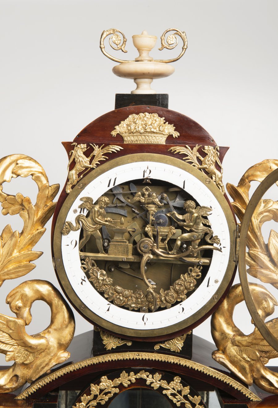 AN EMPIRE TABLE CLOCK