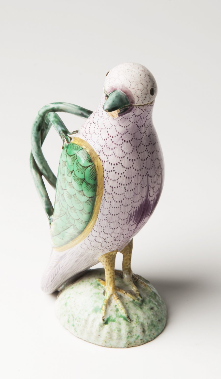 A PARROT-SHAPED JUG