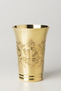 A GOLD BEAKER