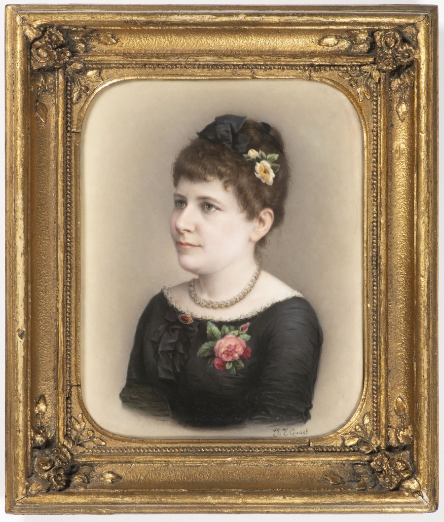 PORTRAIT OF A LADY WITH ROSES