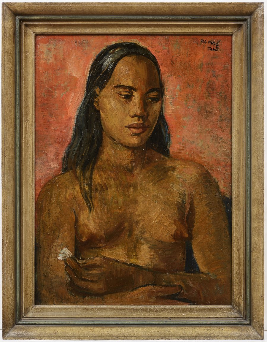 Metua-Ureinwohnerin aus Tahiti 