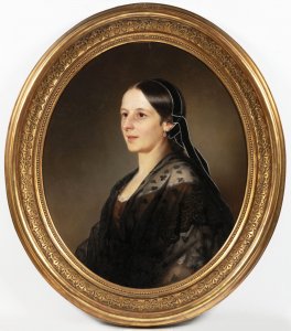 PORTRAIT OF A LADY IN BLACK