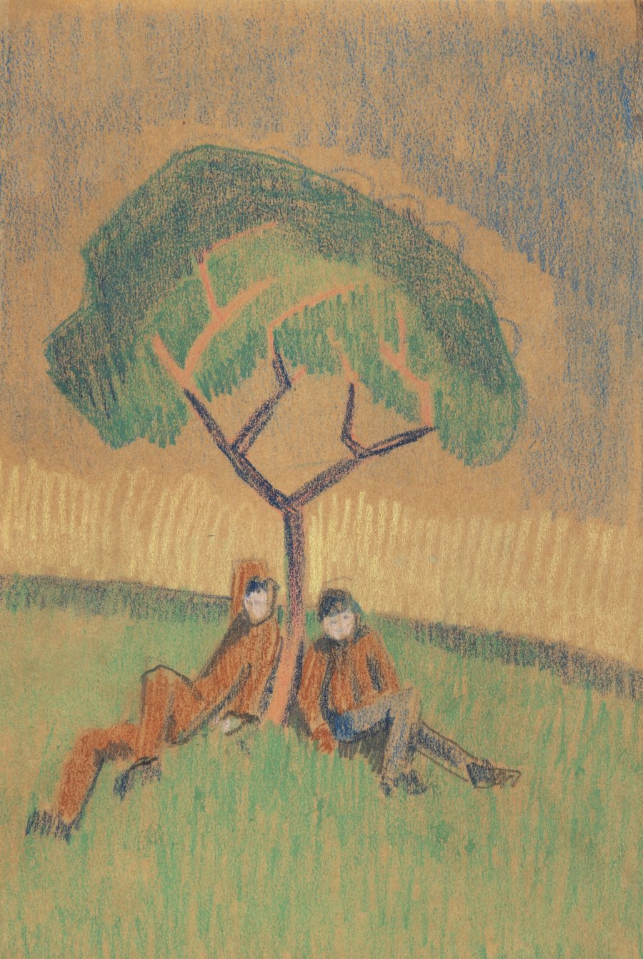 RESTING UNDER A TREE