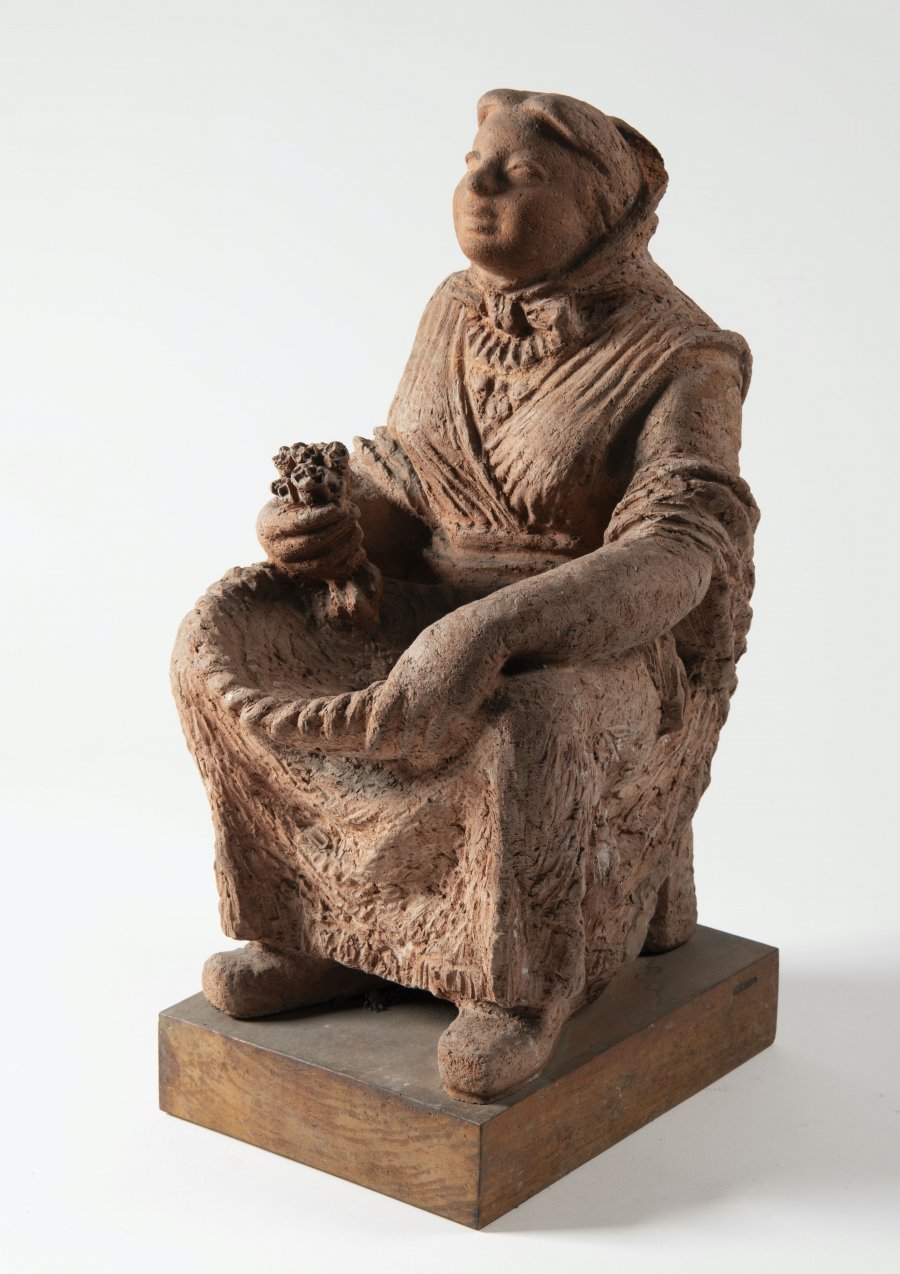 WOMAN WITH BOWL