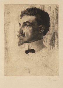 PORTRAIT OF THE SCULPTOR BOHUMIL KAFKA