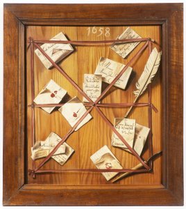 TROMPE L'OEIL WITH LETTERS