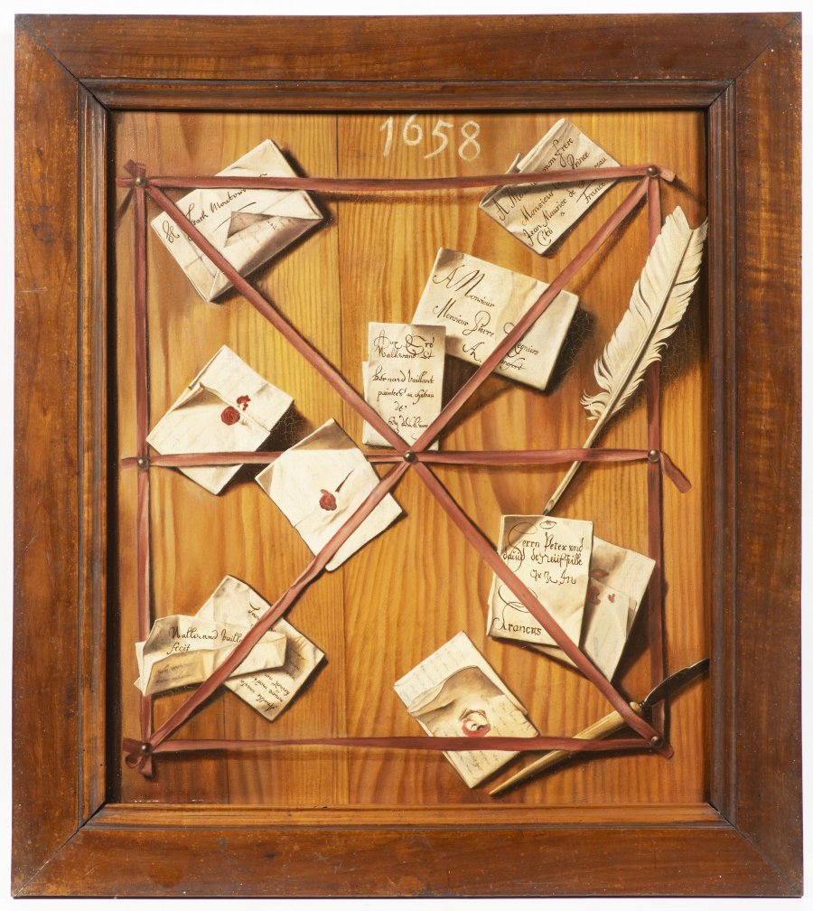 TROMPE L'OEIL WITH LETTERS