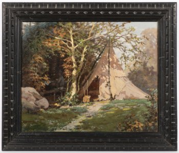 LANDSCAPE WITH TEEPEE