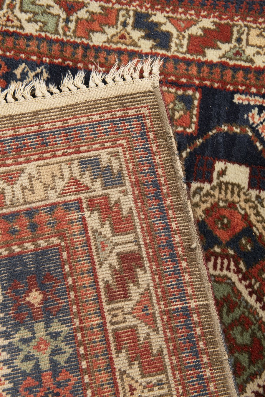 A PAIR OF SHIRVAN RUGS