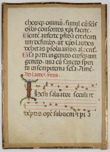 Pages from a Late Gothic Antiphonary 
