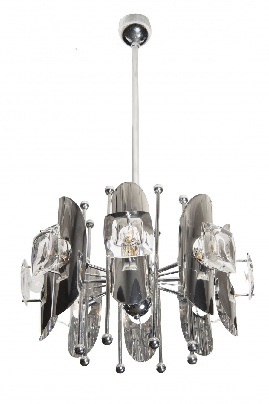 PAIR OF DESIGN CHANDELIERS