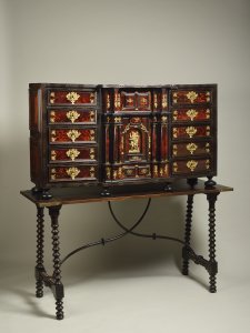 A FLEMISH MANNERIST TORTOISESHELL CABINET