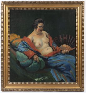 NUDE WITH A FAN