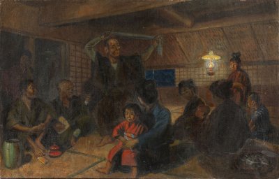 ENTERTAINMENT IN A JAPANESE HOUSE