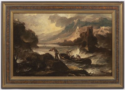 FISHERMEN ON THE SHORE