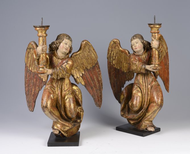A Pair of Candlesticks, Late Gothic