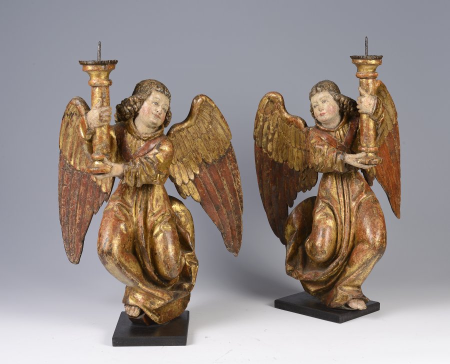 A Pair of Candlesticks, Late Gothic