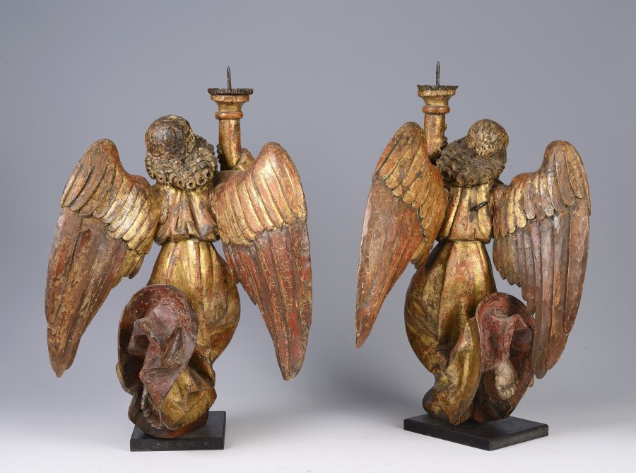 A Pair of Candlesticks, Late Gothic