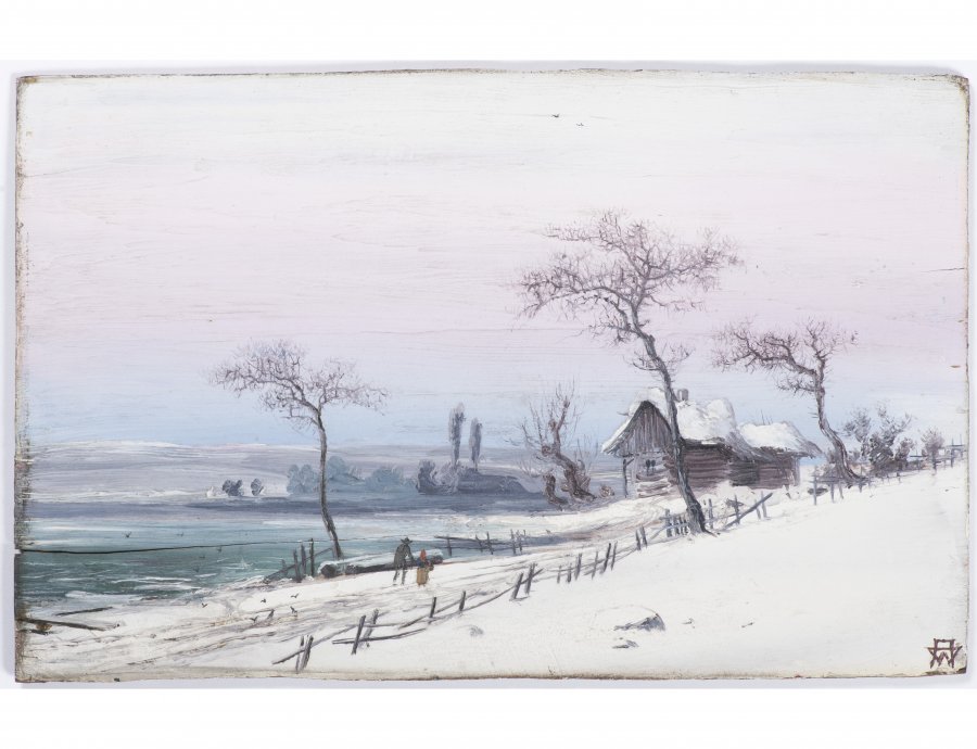 PAIR WINTER LANDSCAPES