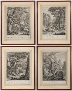 SOUBOR ČTYŘ GRAFIK