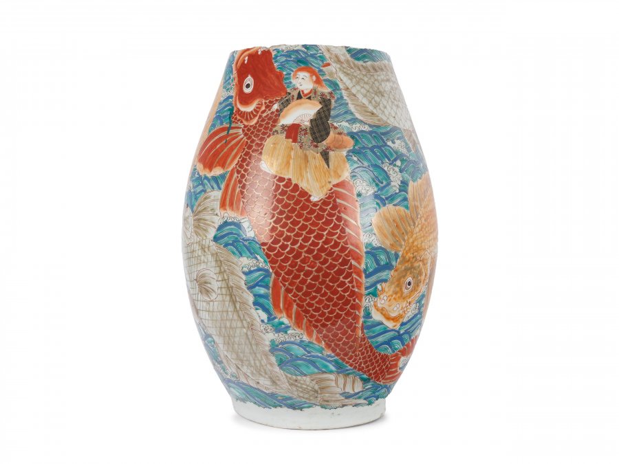 JAPANESE VASE KINKÓ SENNIN