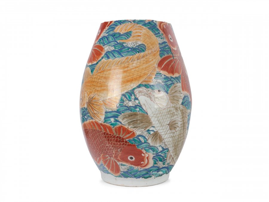 JAPANESE VASE KINKÓ SENNIN