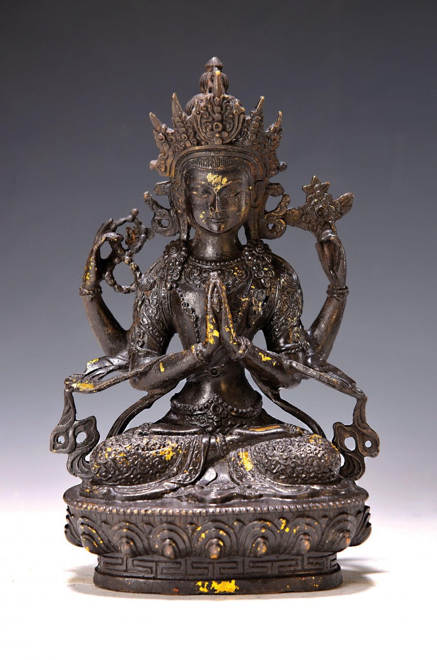 NEPAL BRONZE AVALIKOTESVARA SHADAKSHARI