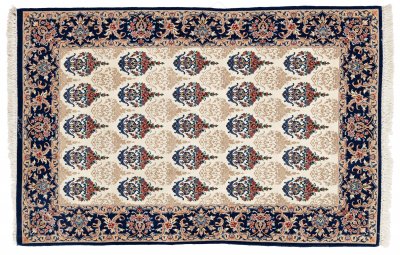 LUXURIOUS SIGNED PERSIAN CARPET ISFAHAN