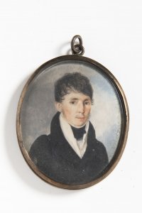 MINIATURE PORTRAIT OF A MAN