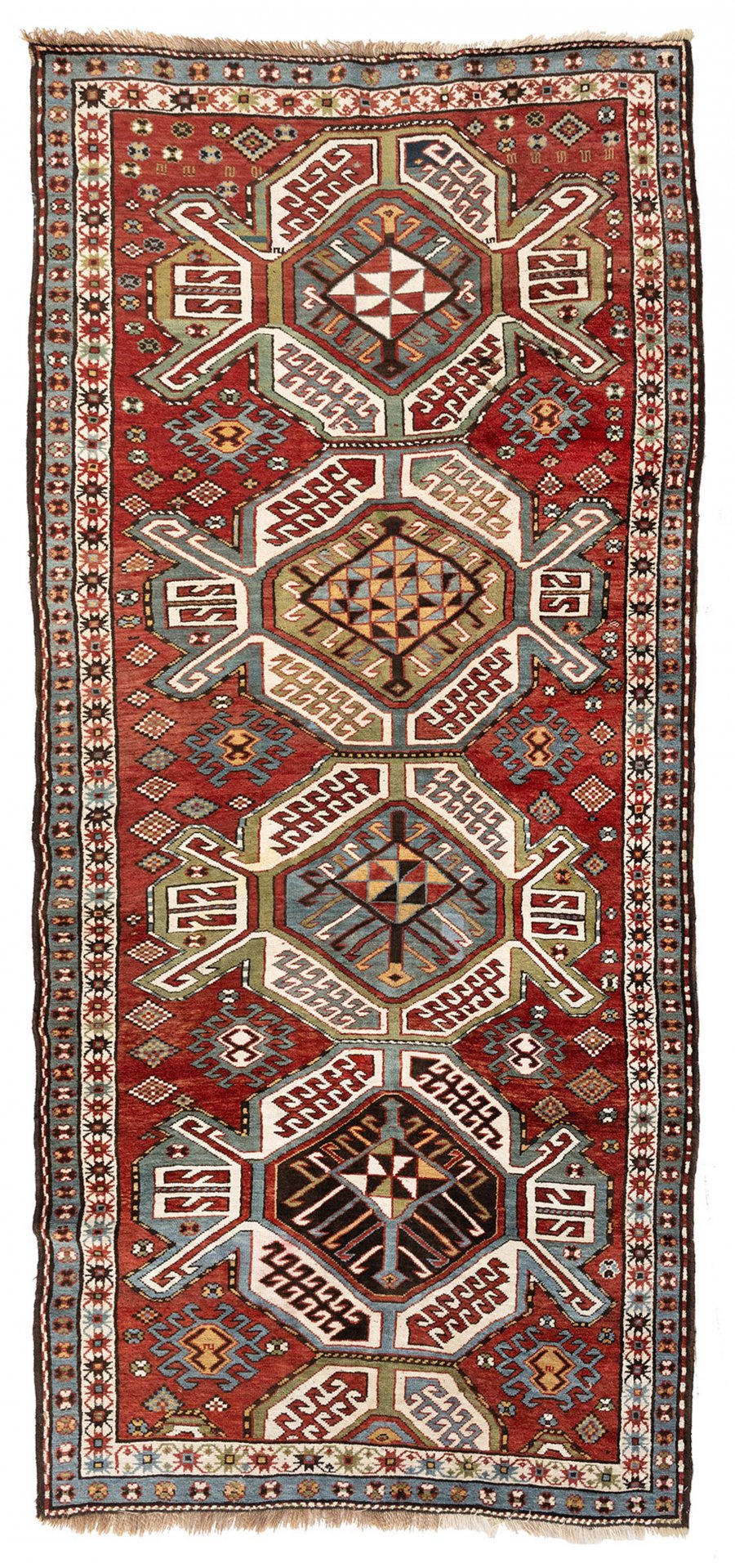 ANTIQUE CAUCASUS CARPET FROM KARABAKH