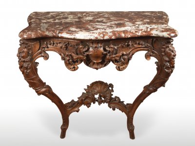 A REGENCE PERIOD FRENCH CONSOLE TABLE