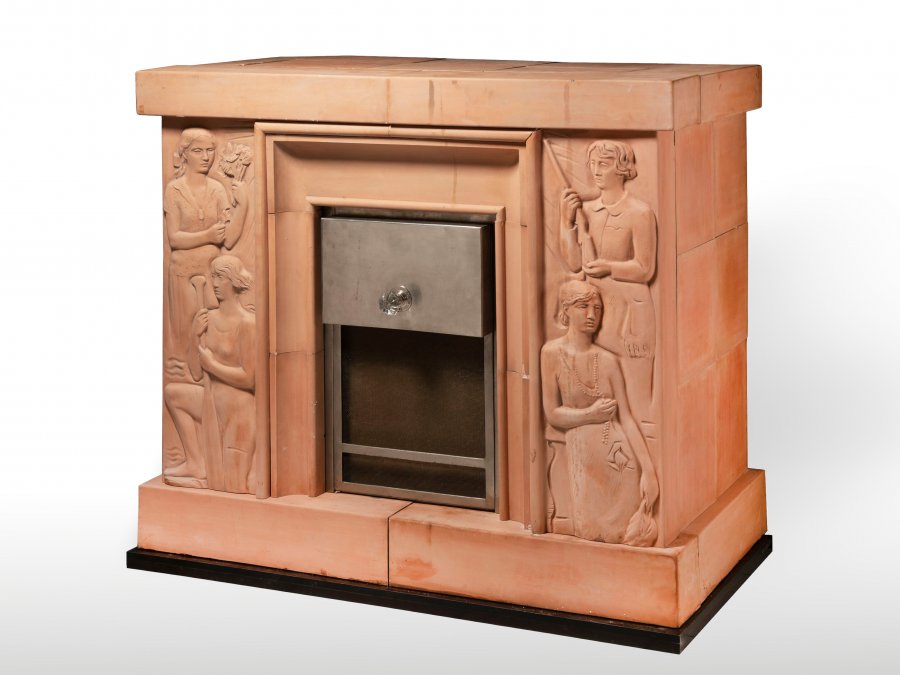 A FIREPLACE