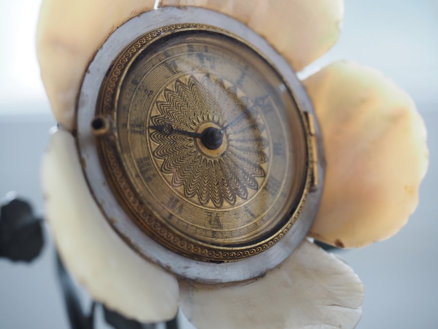 A Biedermeier Table Clock