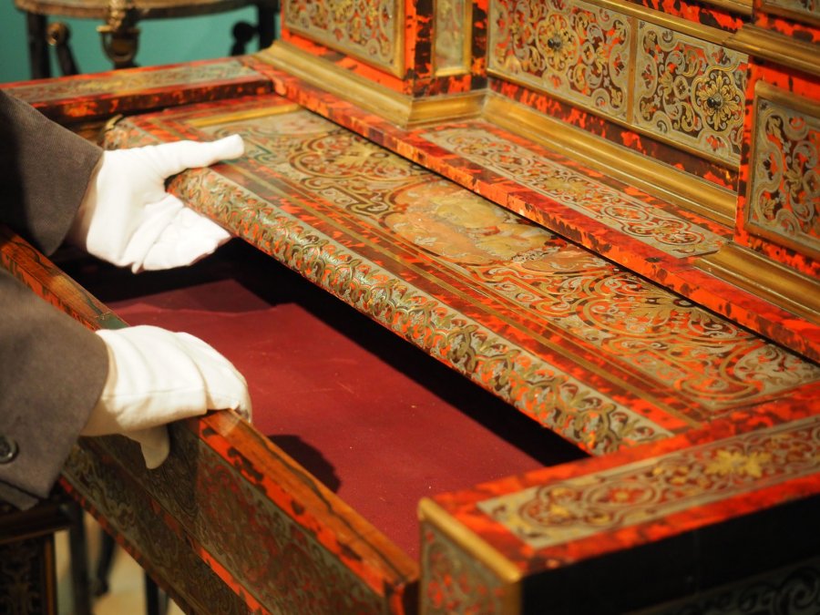 A Boulle Secretary Writing Desk