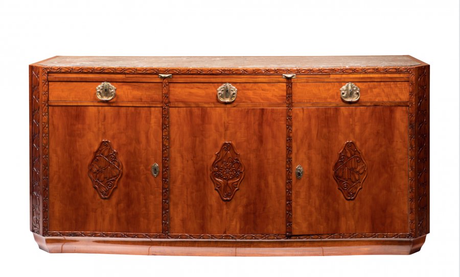 Art Nouveau Chests and a Buffet