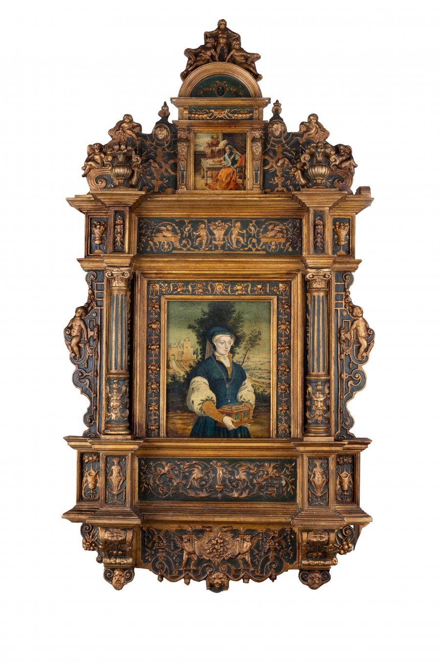 PORTRAIT OF A WOMAN WITH JEWELLERY BOX