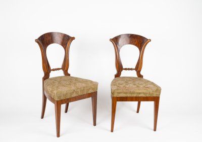 TWO BIEDERMEIER CHAIRS