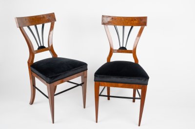 TWO BIEDERMEIER CHAIRS