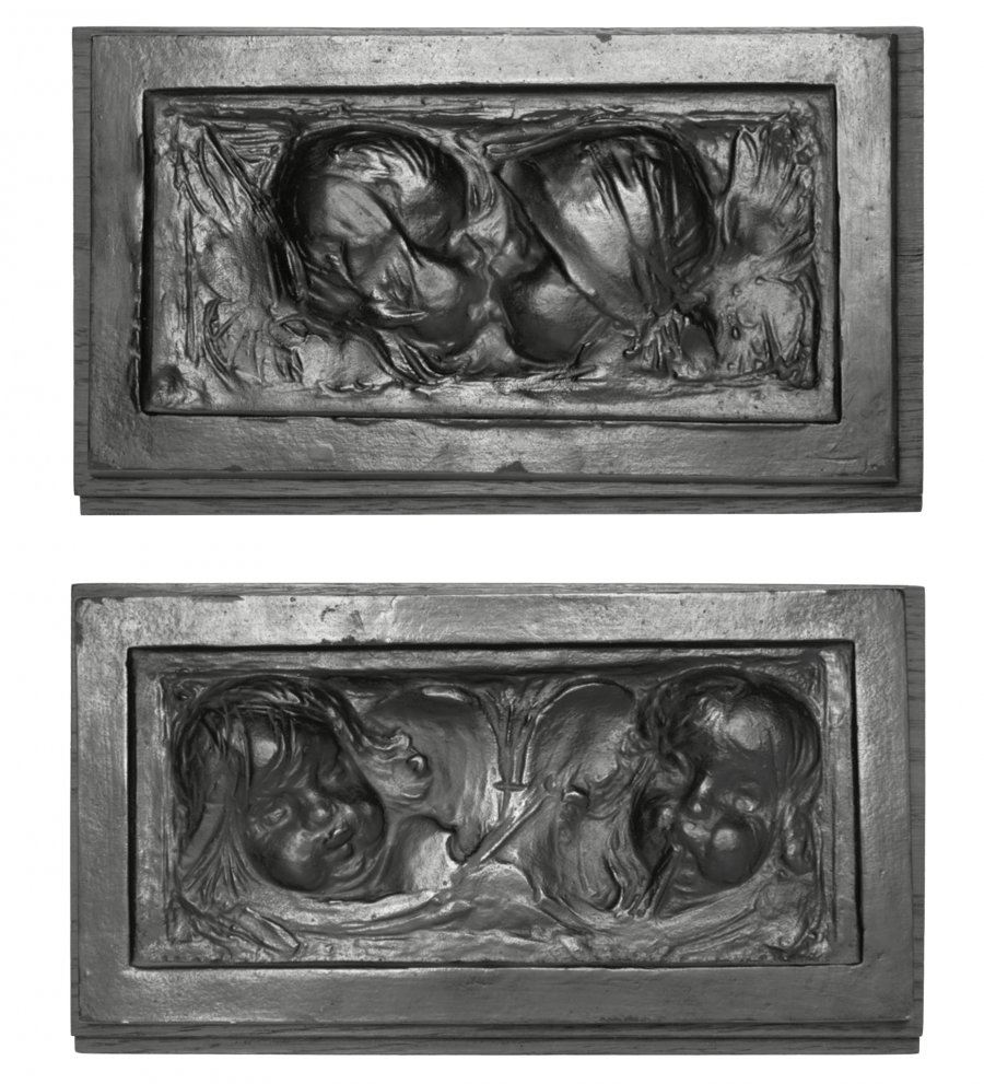 TWO FIGURATIVE RELIEFS