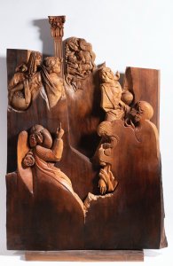 WOODEN RELIEF
