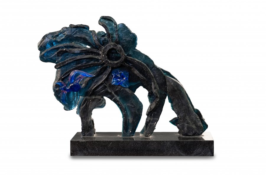 FUSED GLASS SCULPTURE