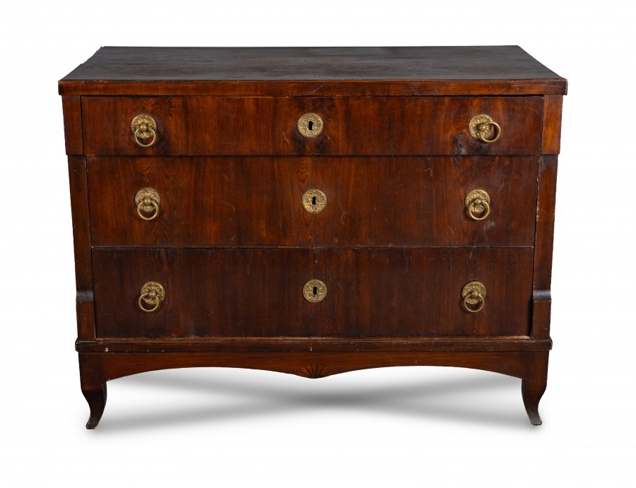 CHEST OF DRAWERS FROM THE BIEDERMEIER PERIOD