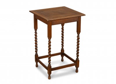 TABLE WITH TWISTED COLUMNS FROM THE HISTORICISM PERIOD