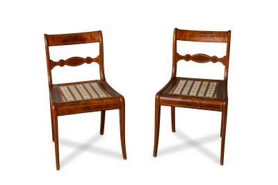 TWO CLASSICIST CHAIRS
