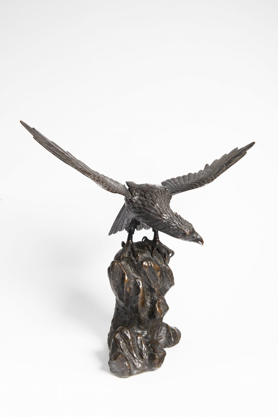 BRONZE SIGNED EAGLE – JAPAN