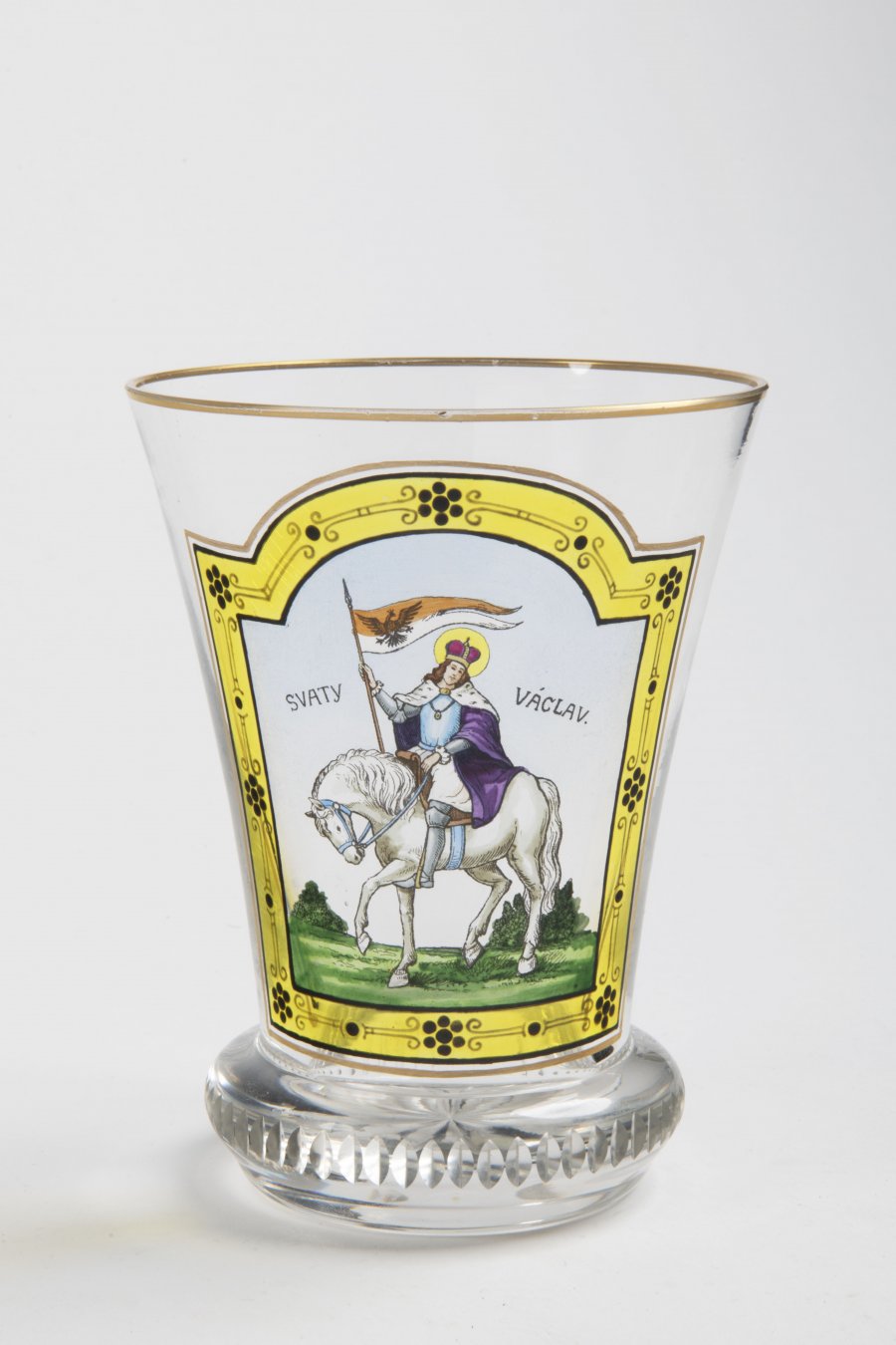 GLASS FROM THE HISTORICISM PERIOD